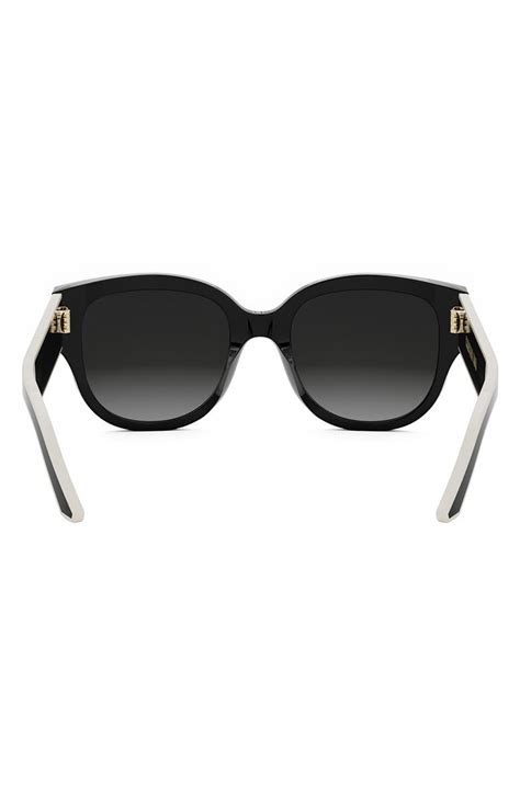 DIOR 'DiorPacific B2I 54mm Butterfly Sunglasses 